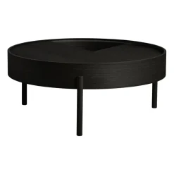 Woud Coffee Tables*Arc coffee table 89 cm, ash Black