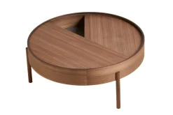 Woud Coffee Tables*Arc coffee table 89 cm, Walnut Brown
