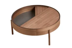 Woud Coffee Tables*Arc coffee table 89 cm, Walnut Brown
