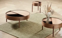 Woud Coffee Tables*Arc coffee table 89 cm, Walnut Brown
