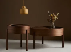 Woud Coffee Tables*Arc coffee table 89 cm, Walnut Brown