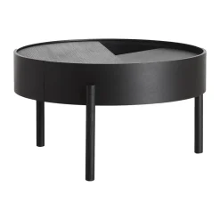 Woud Coffee Tables*Arc coffee tableØ66 cm, -ash Black