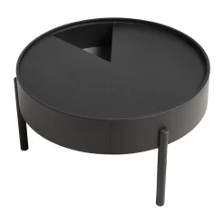 Woud Coffee Tables*Arc coffee tableØ66 cm, -ash Black