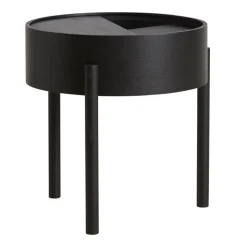 Woud Side Tables*Arc side table, -ash Black