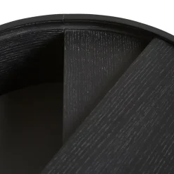 Woud Side Tables*Arc side table, -ash Black