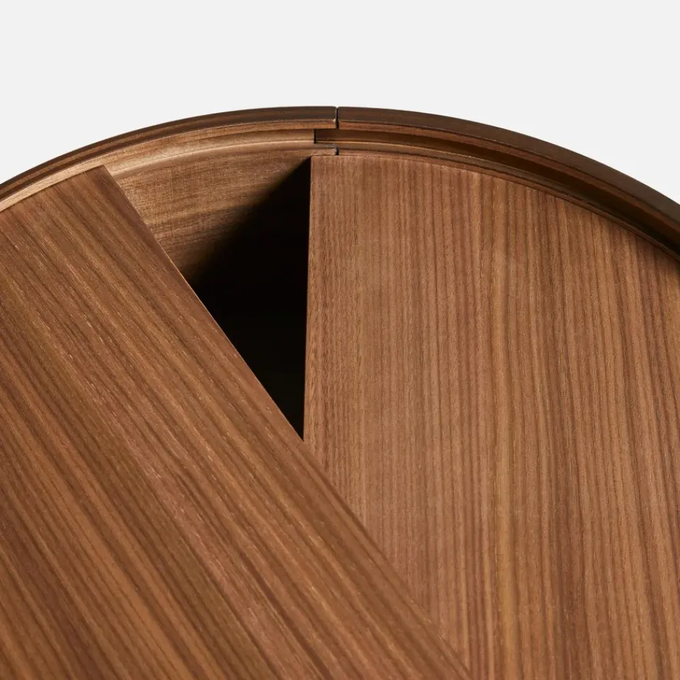 Woud Side Tables*Arc side table, Walnut Brown