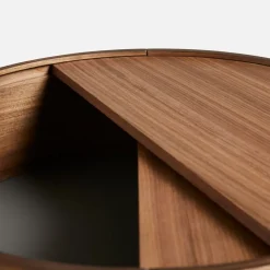 Woud Side Tables*Arc side table, Walnut Brown