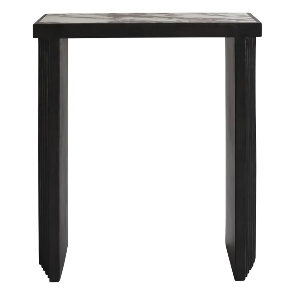 101 Copenhagen Side Tables*Arc table 33.5x70 cm, Calacatta Black
