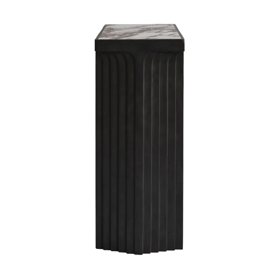 101 Copenhagen Side Tables*Arc table 33.5x70 cm, Calacatta Black