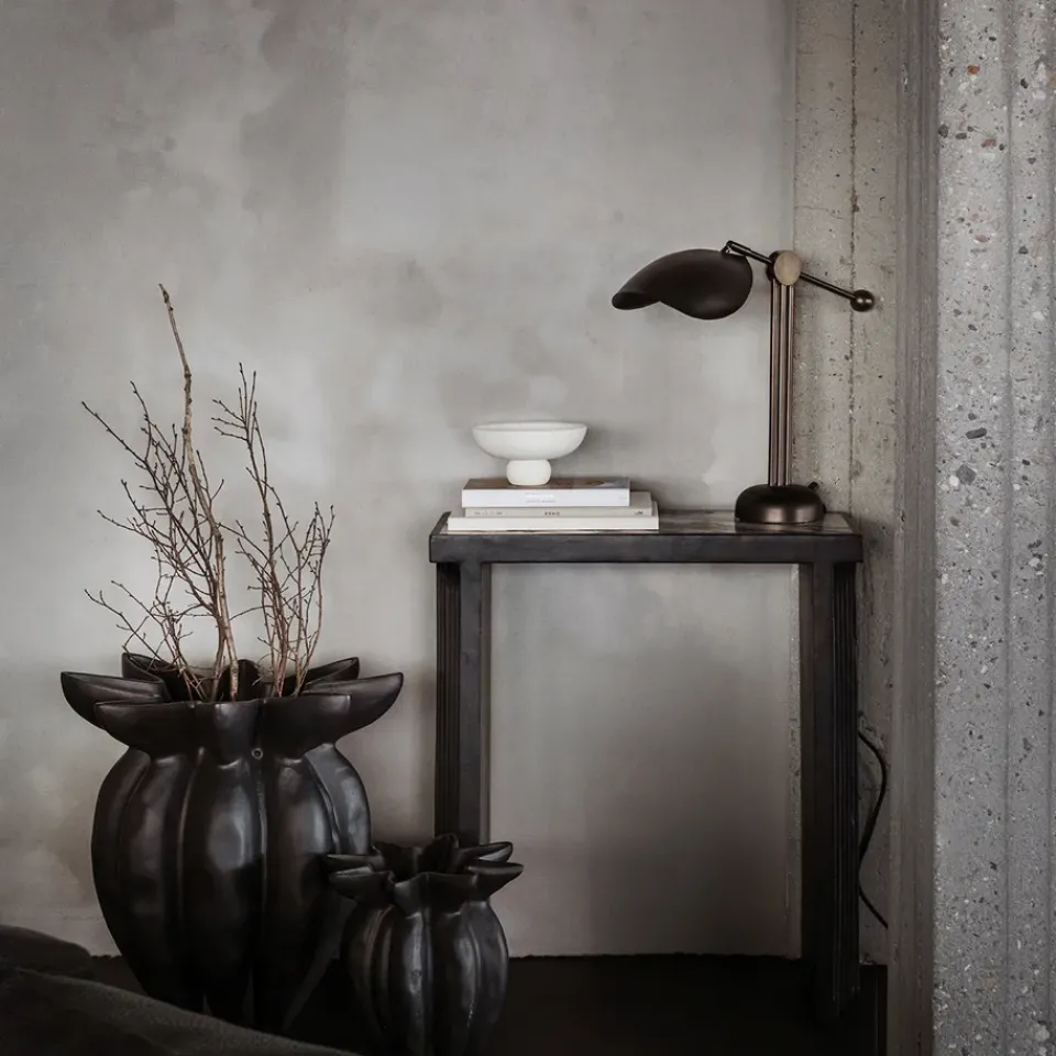 101 Copenhagen Side Tables*Arc table 33.5x70 cm, Calacatta Black
