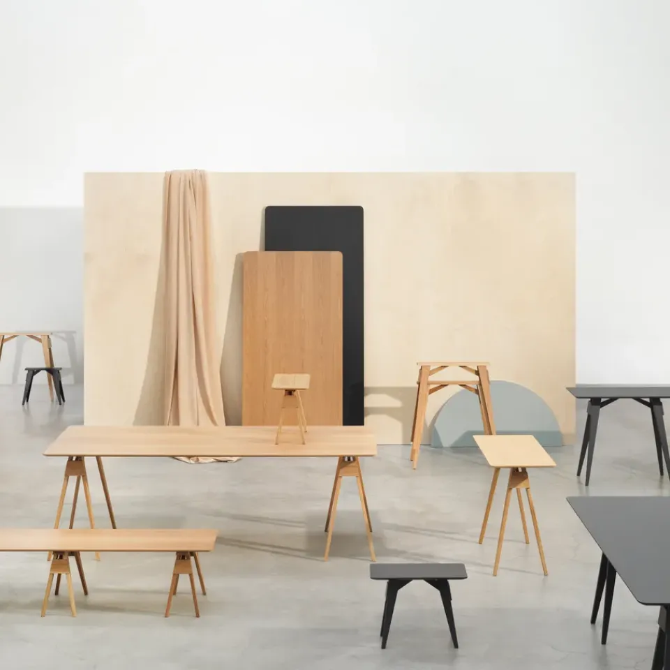 Design House Stockholm Side Tables*Arco side table S, Black