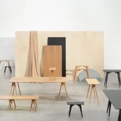 Design House Stockholm Side Tables*Arco side table S, Oak Beige