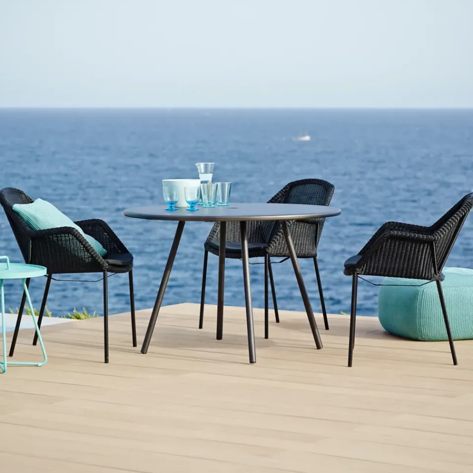 Cane-line Table For Outdoor Use*Area dining table, Lava Grey