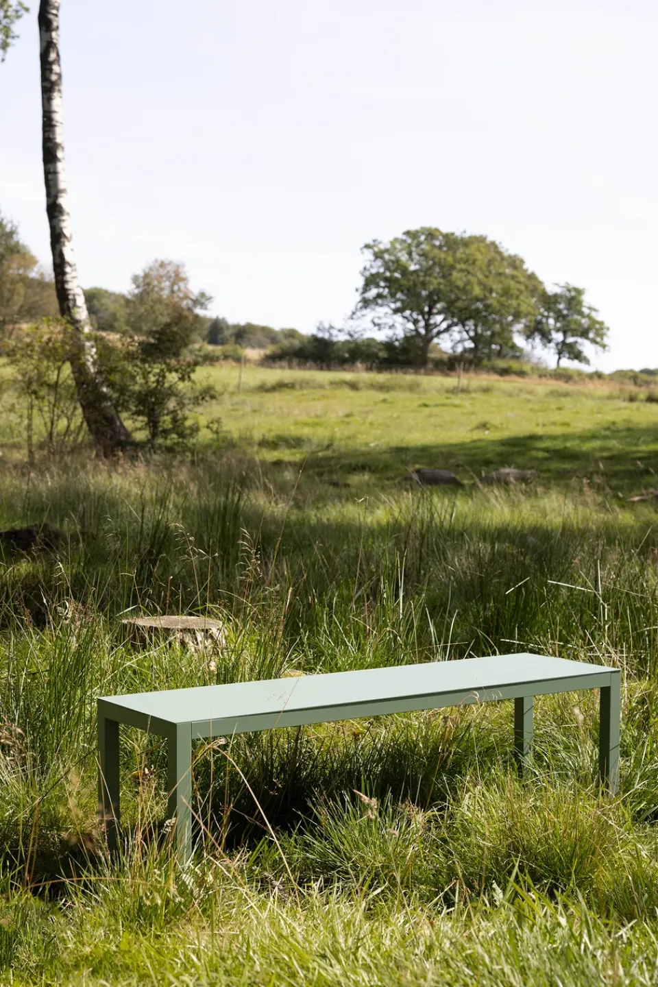 Fiam Garden Sofas & Garden Benches*Aria bench, Sage Green