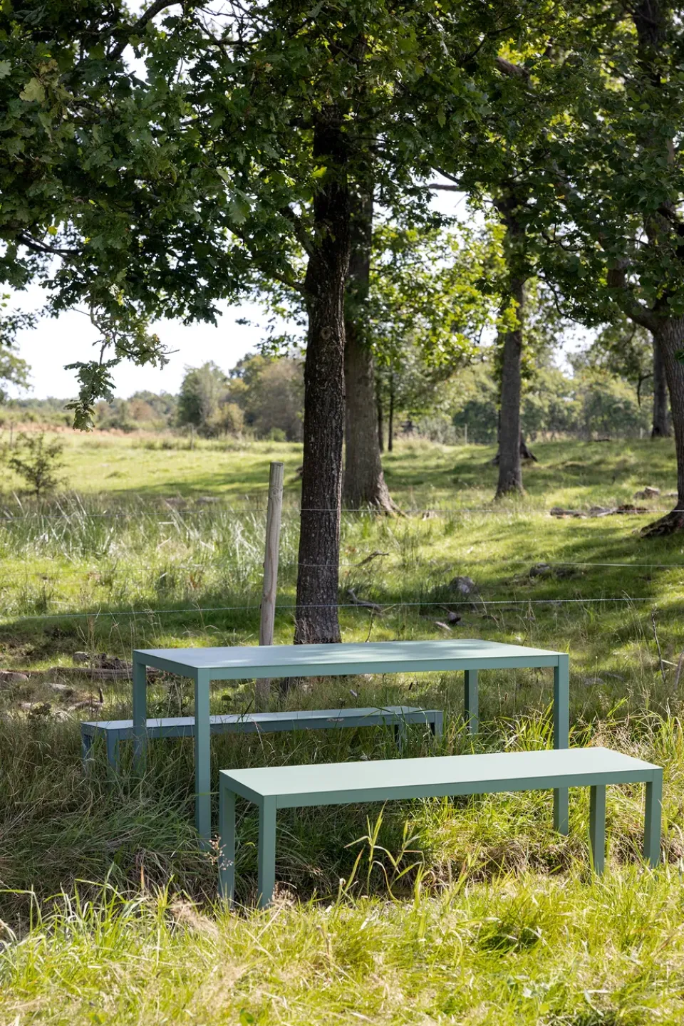 Fiam Garden Sofas & Garden Benches*Aria bench, Sage Green