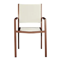 Fiam Balcony Furniture*Aria chair, Rust-taupe Brown