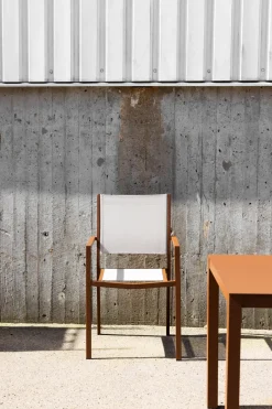 Fiam Balcony Furniture*Aria chair, Rust-taupe Brown