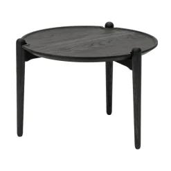 Design House Stockholm Coffee Tables*Aria coffee table, oak, Ø60x37 cm Black