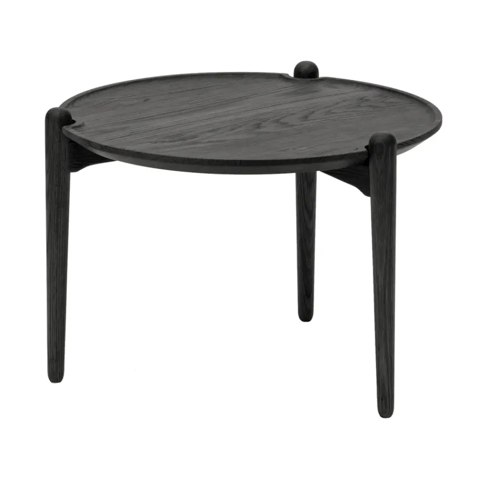 Design House Stockholm Coffee Tables*Aria coffee table, oak, Ø60x37 cm Black
