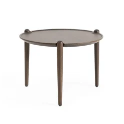 Design House Stockholm Coffee Tables*Aria coffee table, Dark oak, Ø60x37 cm Brown