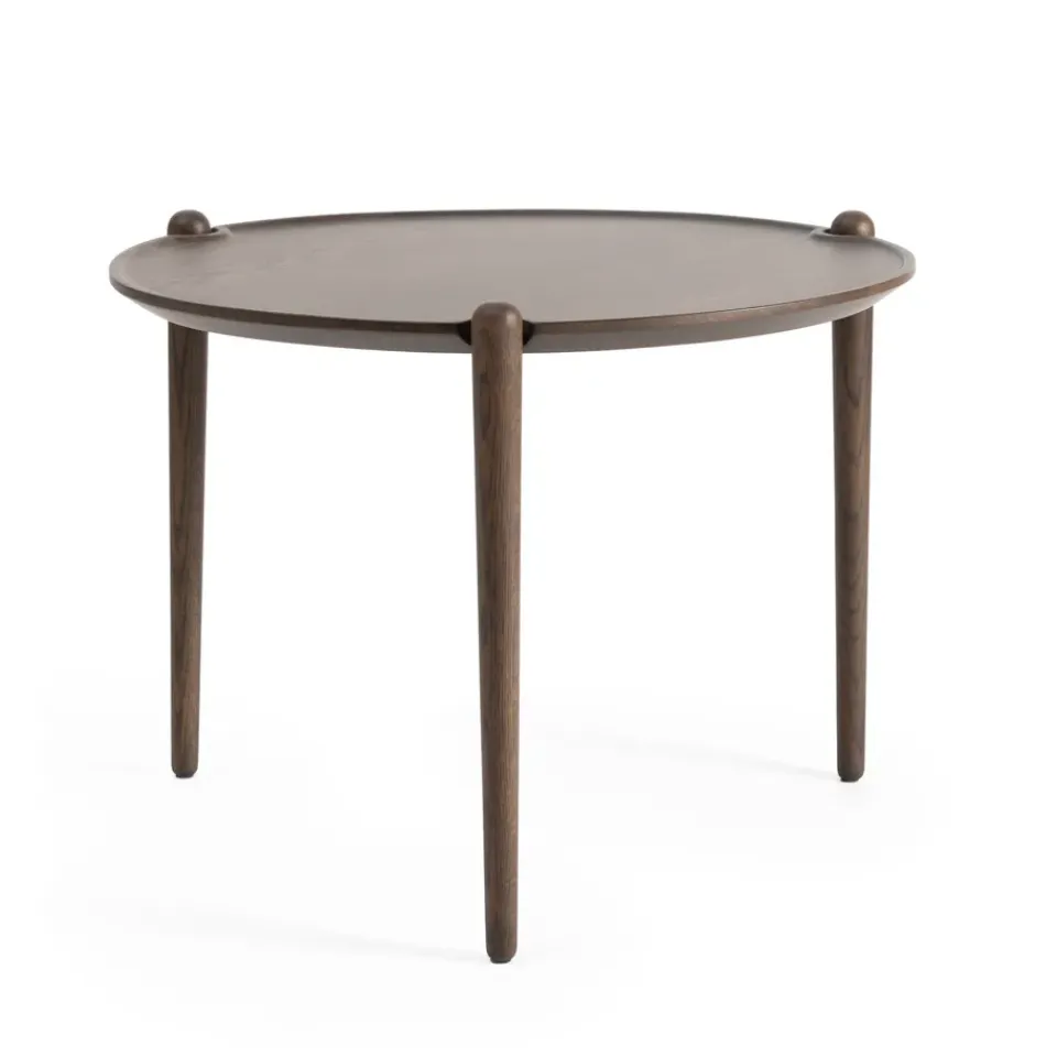 Design House Stockholm Coffee Tables*Aria coffee table, Dark oak, Ø60x46 cm Brown