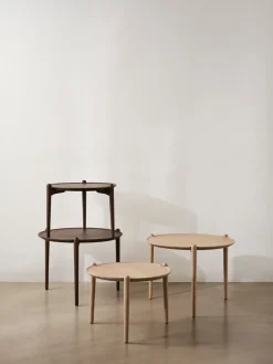 Design House Stockholm Coffee Tables*Aria coffee table, Light oak, Ø60x37 cm Brown