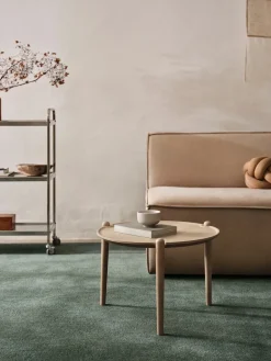 Design House Stockholm Coffee Tables*Aria coffee table, Light oak, Ø60x37 cm Brown