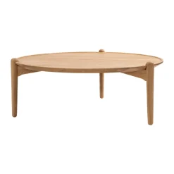 Design House Stockholm Coffee Tables*Aria coffee table, Oak, Ø90x42,5 cm Brown