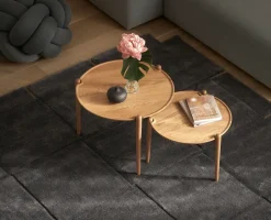 Design House Stockholm Coffee Tables*Aria coffee table, Oak, Ø60x37 cm Brown