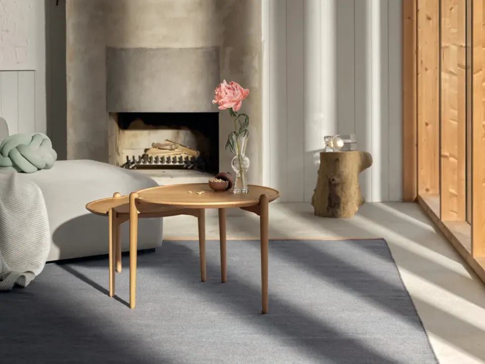 Design House Stockholm Coffee Tables*Aria coffee table, Oak, Ø60x37 cm Brown