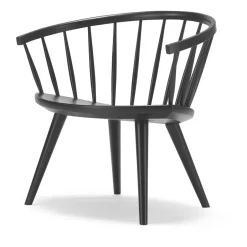 Stolab Armchairs & Footstools|Chairs*Arka lounge chair birch, Black