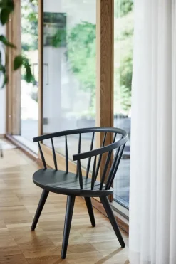 Stolab Armchairs & Footstools|Chairs*Arka lounge chair birch, Black