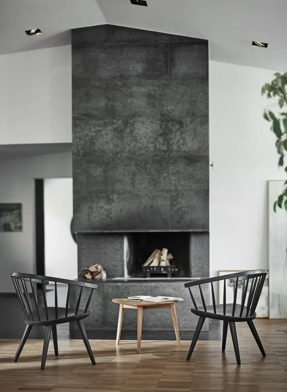 Stolab Armchairs & Footstools|Chairs*Arka lounge chair birch, Black