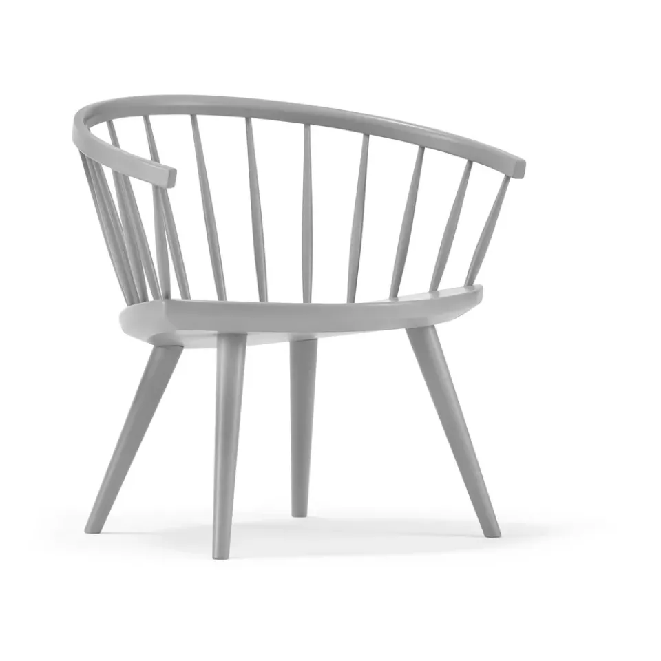 Stolab Armchairs & Footstools*Arka lounge chair birch, Light Grey