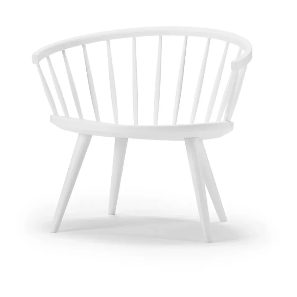 Stolab Armchairs & Footstools*Arka lounge chair birch, White