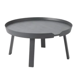 Muuto Coffee Tables*Around table large, anthracite Grey
