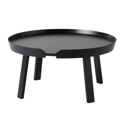 Muuto Coffee Tables*Around table large, Black