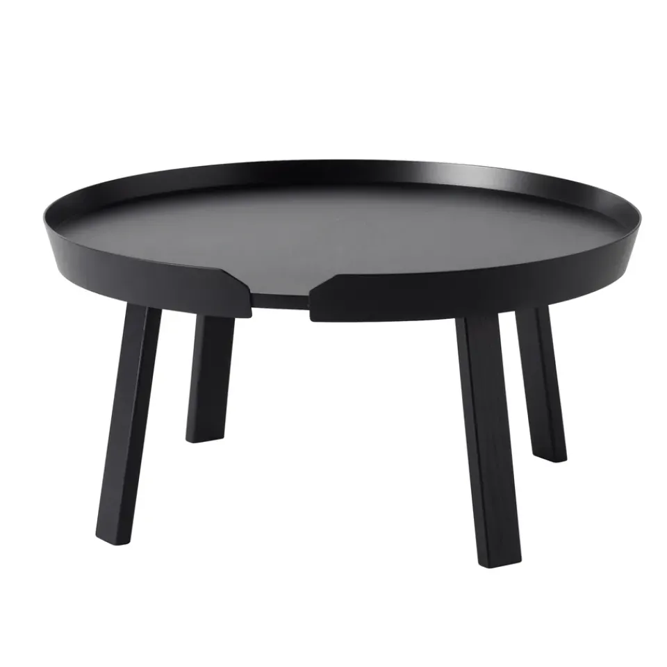 Muuto Coffee Tables*Around table large, Black
