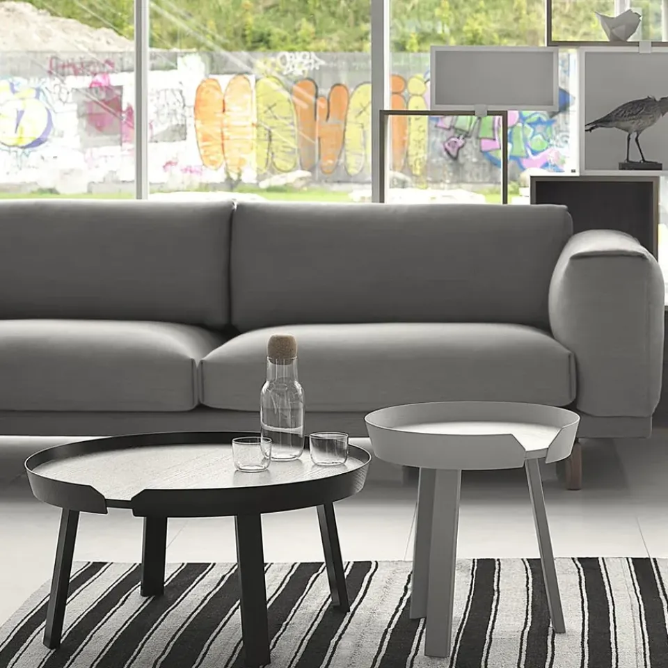 Muuto Coffee Tables*Around table large, Black