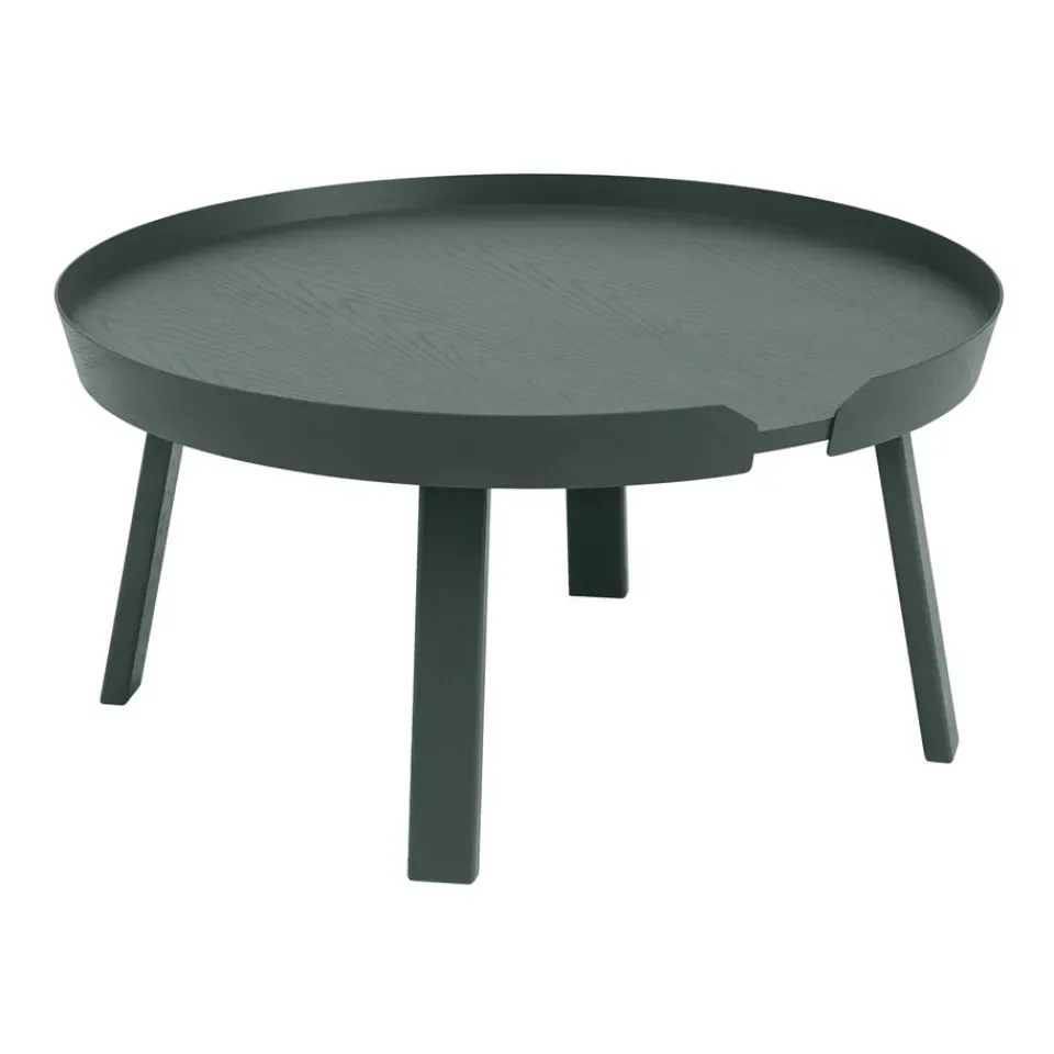 Muuto Coffee Tables*Around table large, Dark Green