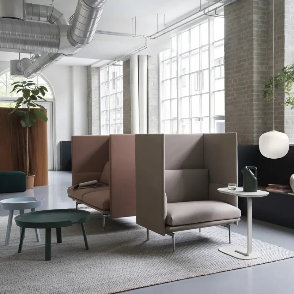 Muuto Coffee Tables*Around table large, Dark Green