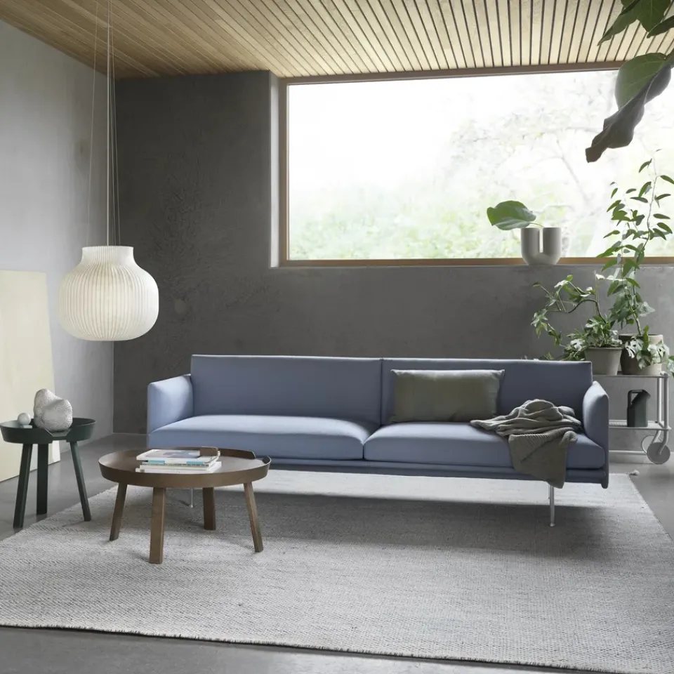 Muuto Coffee Tables*Around table large, Stained dark Brown