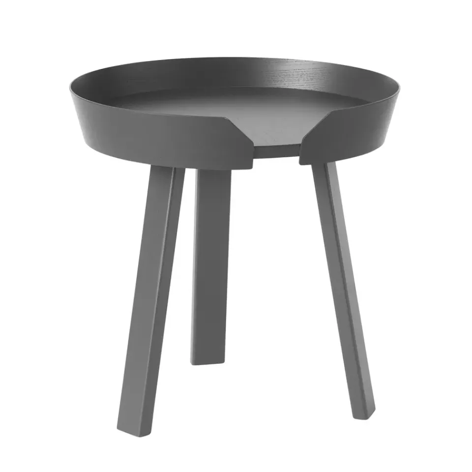 Muuto Coffee Tables*Around table small, anthracite Grey