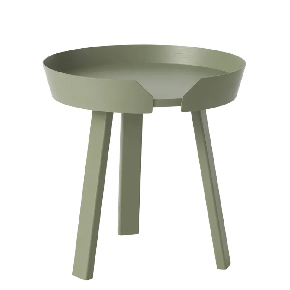 Muuto Coffee Tables*Around table small, dusty Green