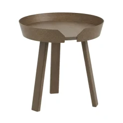Muuto Coffee Tables*Around table small, Stained dark Brown