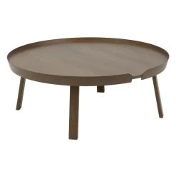 Muuto Coffee Tables*Around Table XL, Stained dark Brown