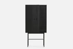 Woud Display & Glass Cabinets*Array cabinet. 80 cm, painted oak Black