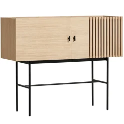 Woud Side Tables*Array side table, 120 cm, -pigmented oak White