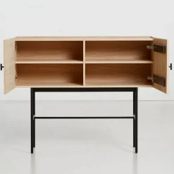 Woud Side Tables*Array side table, 120 cm, -pigmented oak White