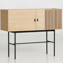 Woud Side Tables*Array side table, 120 cm, -pigmented oak White